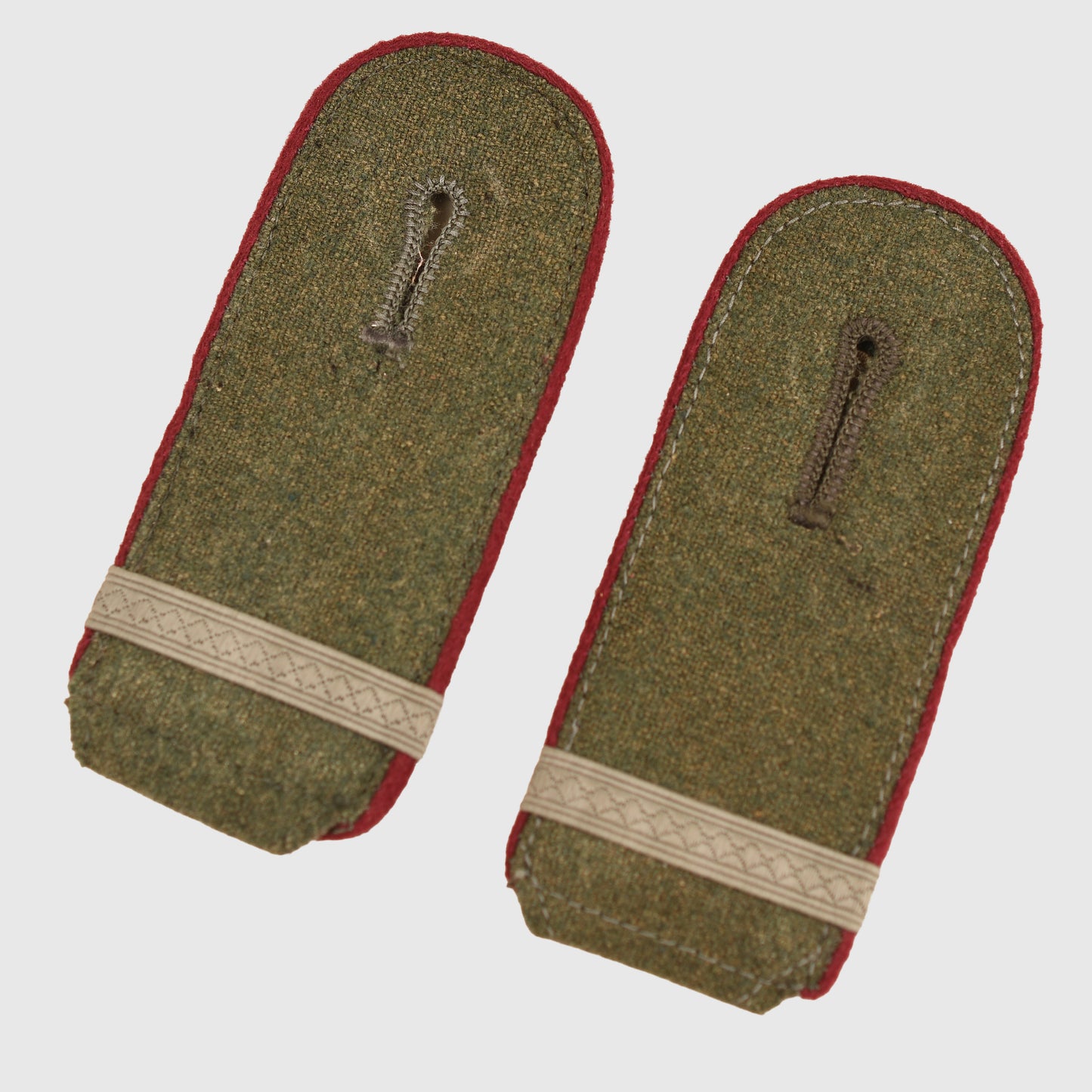 German WWII Army Smoke Troops Officer Candidate Shoulder Boards