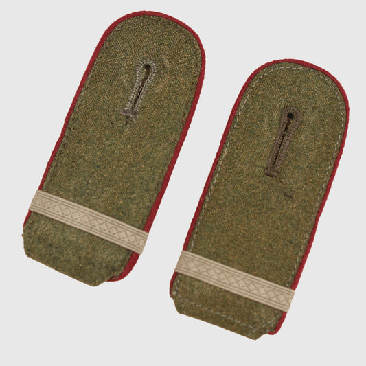 German WWII Army Smoke Troops Officer Candidate Shoulder Boards