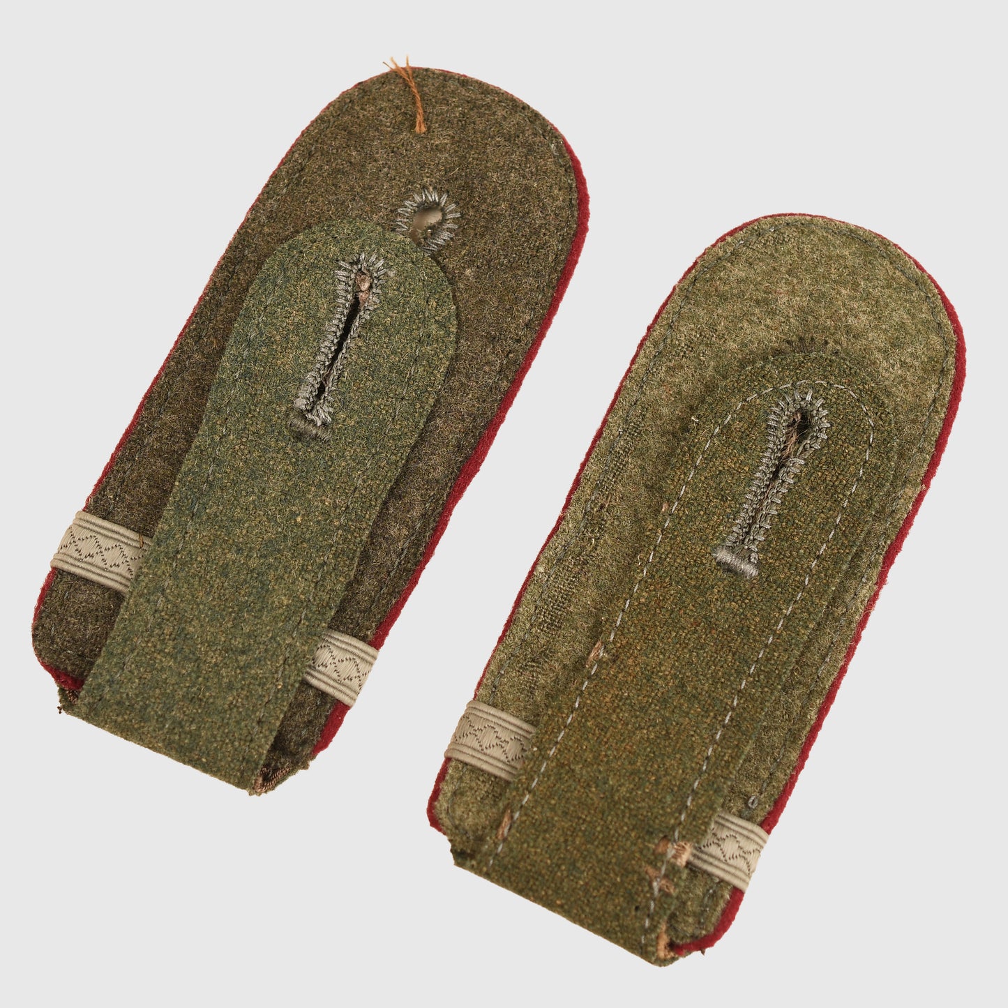 German WWII Army Smoke Troops Officer Candidate Shoulder Boards