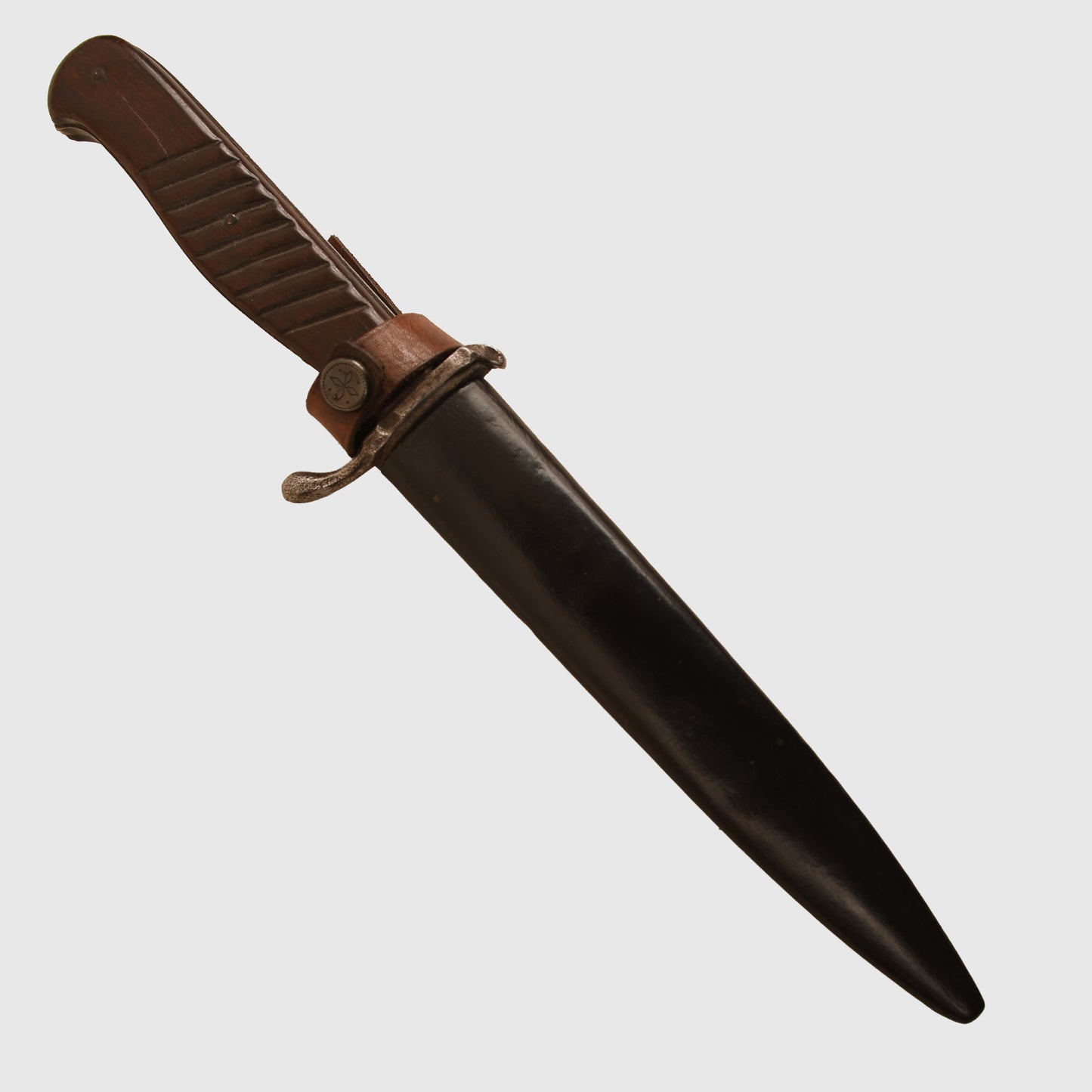 GERMAN WWI WOOD GRIPPED FIGHTING DISPLAY PIECE