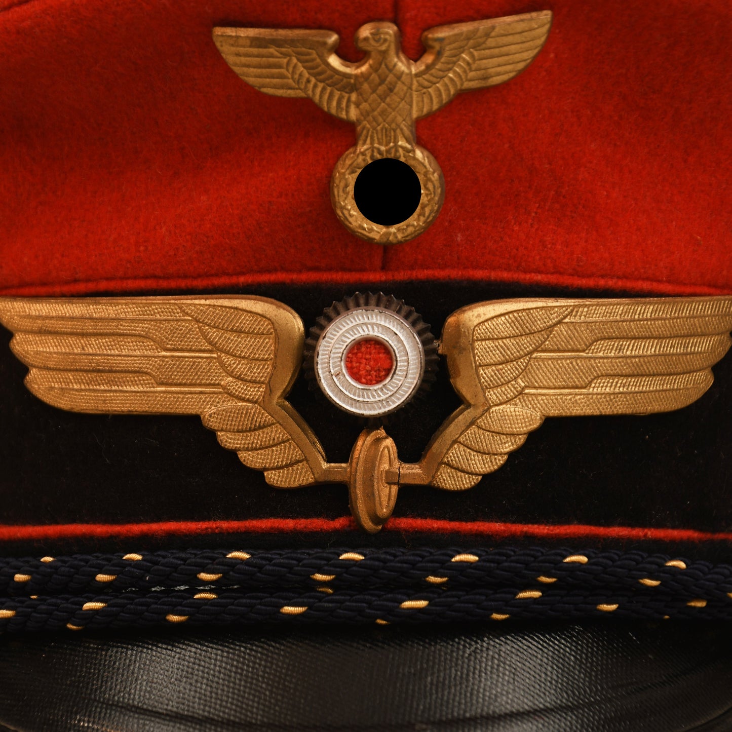 German WWII Railway Officials Visor Cap