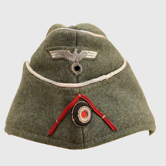 German WWII Smoke Troop Officers Overseas Cap