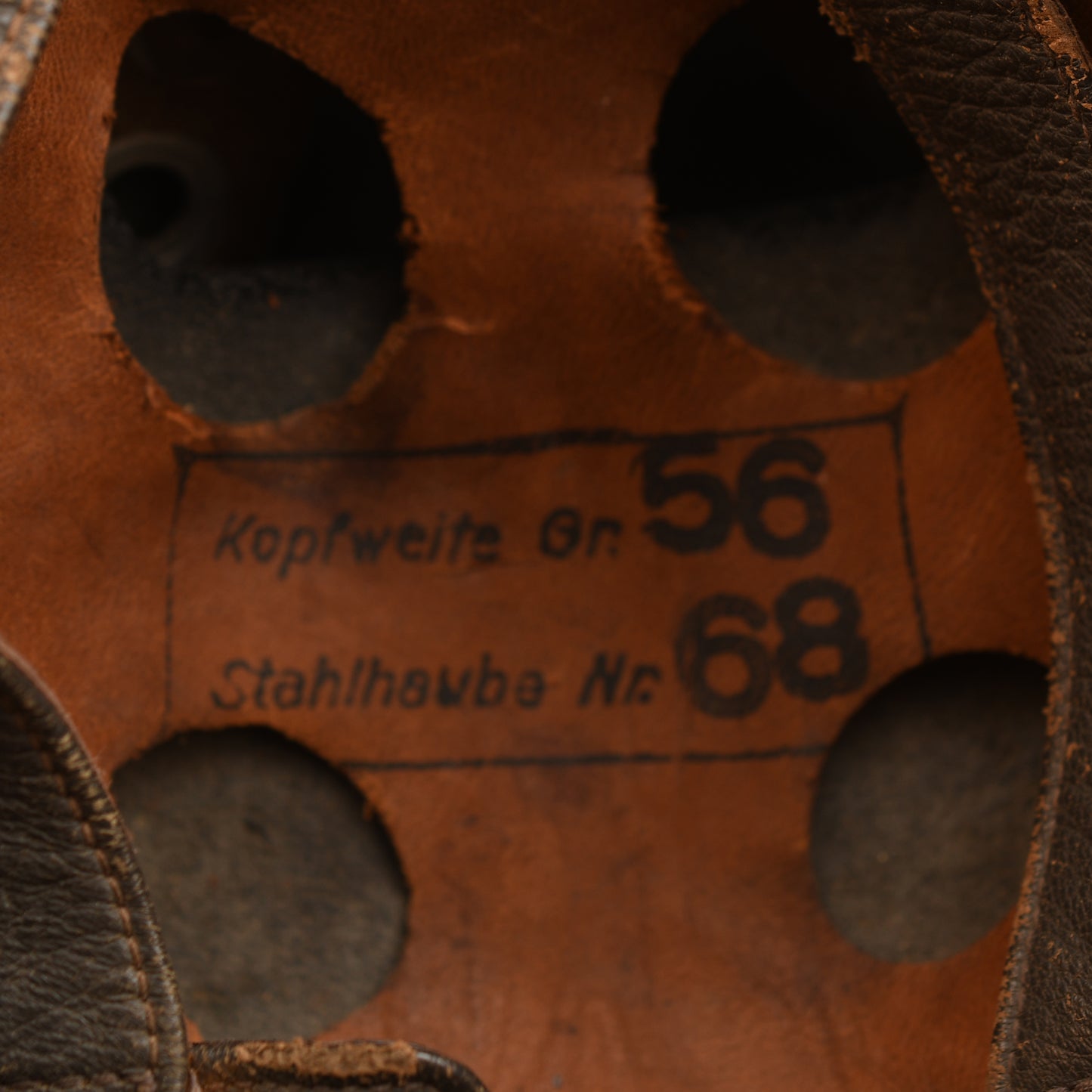 German WWII Luftwaffe Single Decal Paratrooper Helmet with Cloth Cover