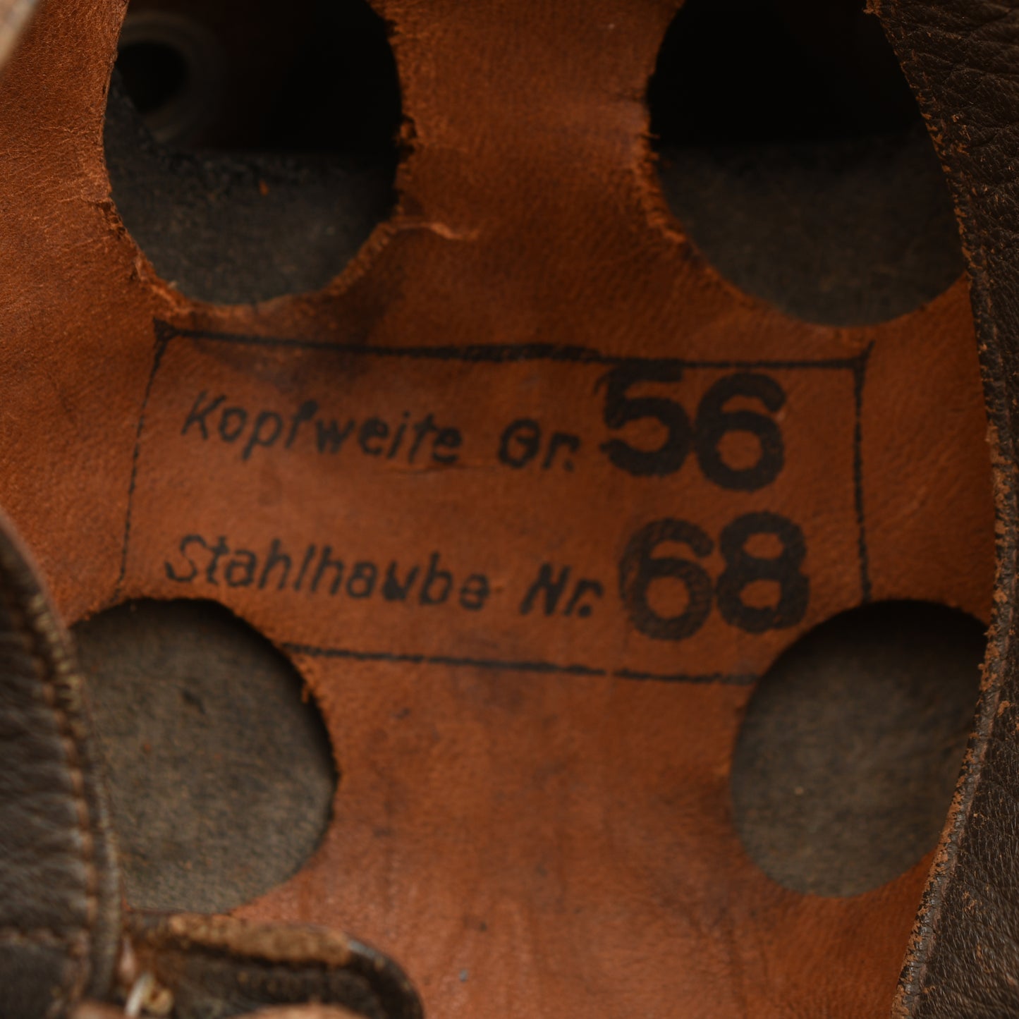 German WWII Luftwaffe Single Decal Paratrooper Helmet with Cloth Cover