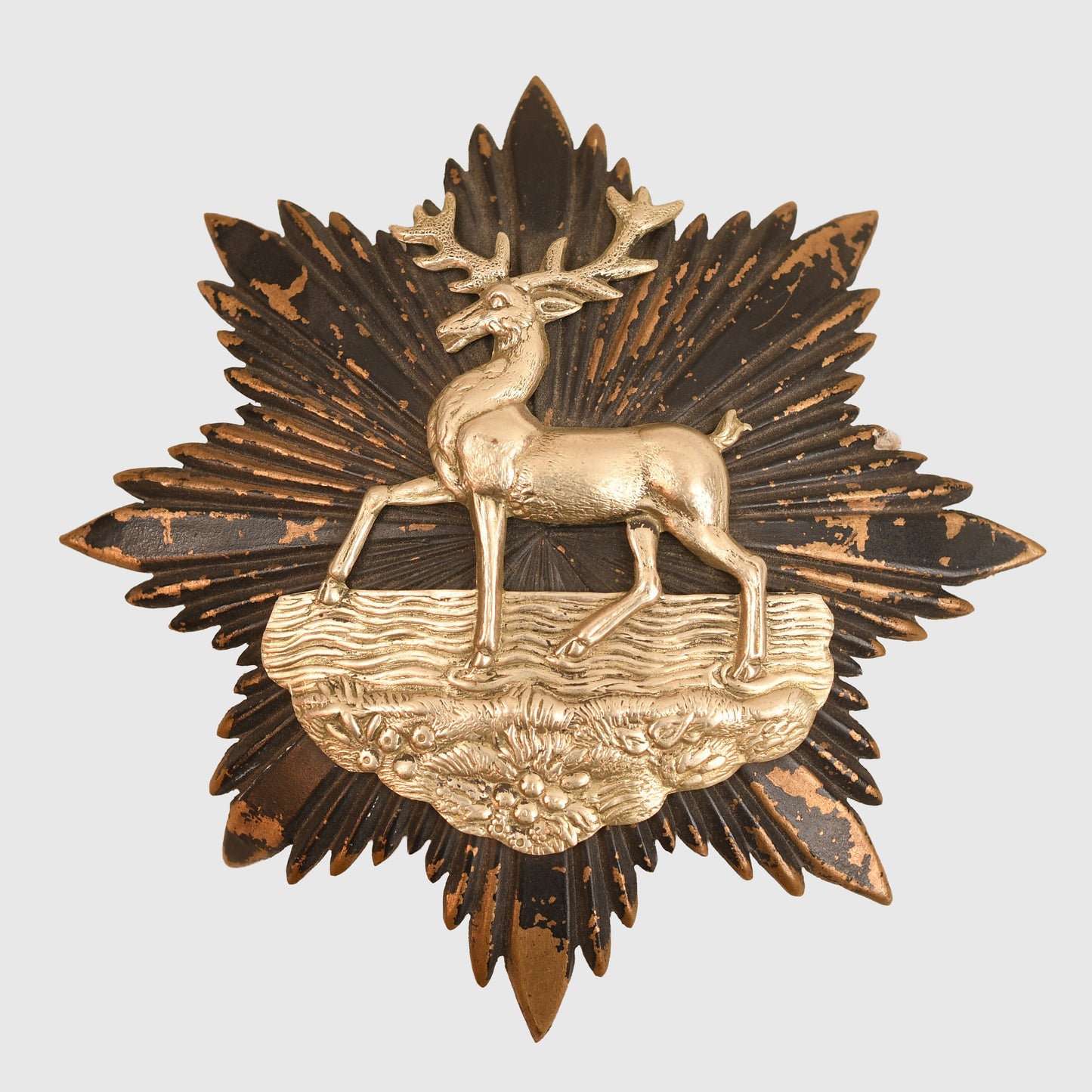 HERTFORDSHIRE RIFLE VOLUNTEERS HELMET PLATE