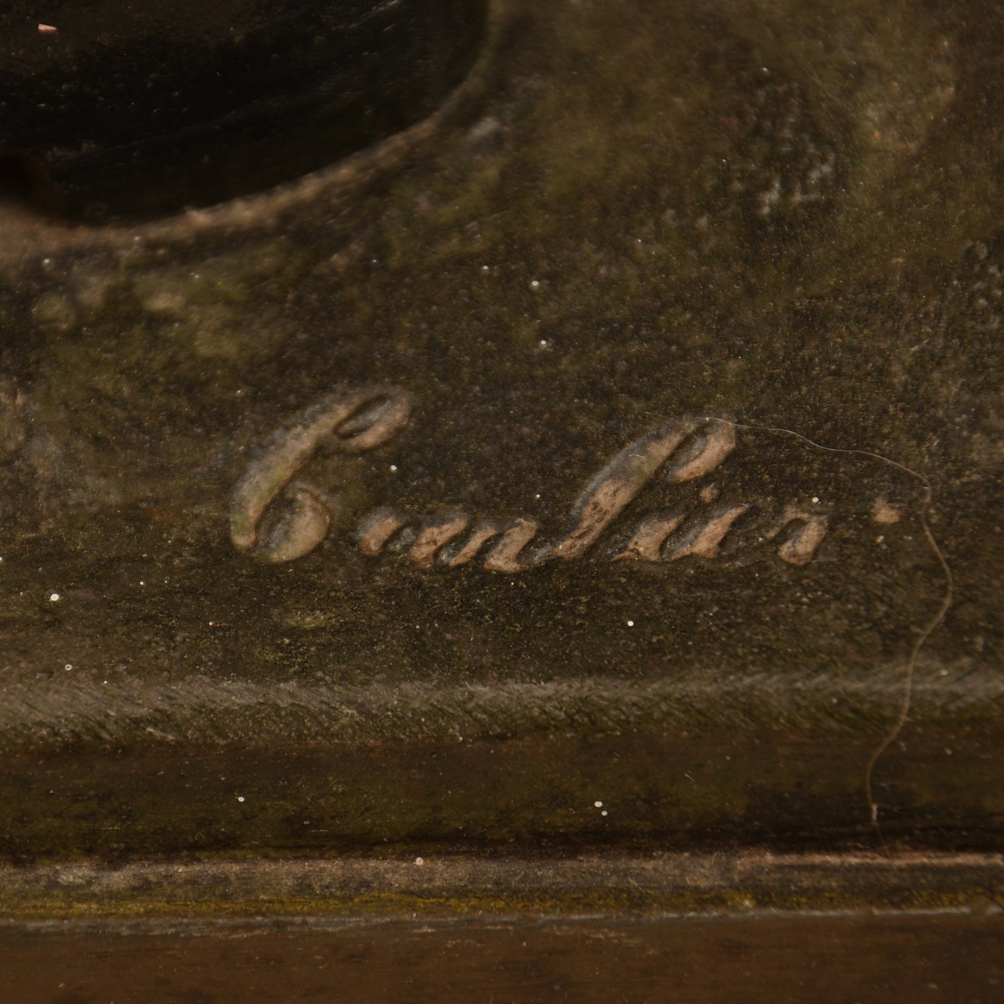 Belgium WWI Bronze Standing Soldier