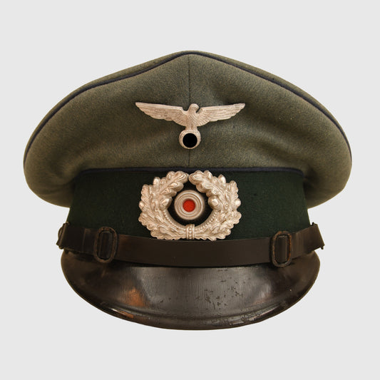 German WWII Army Medical NCO/Enlisted Man Visor Cap