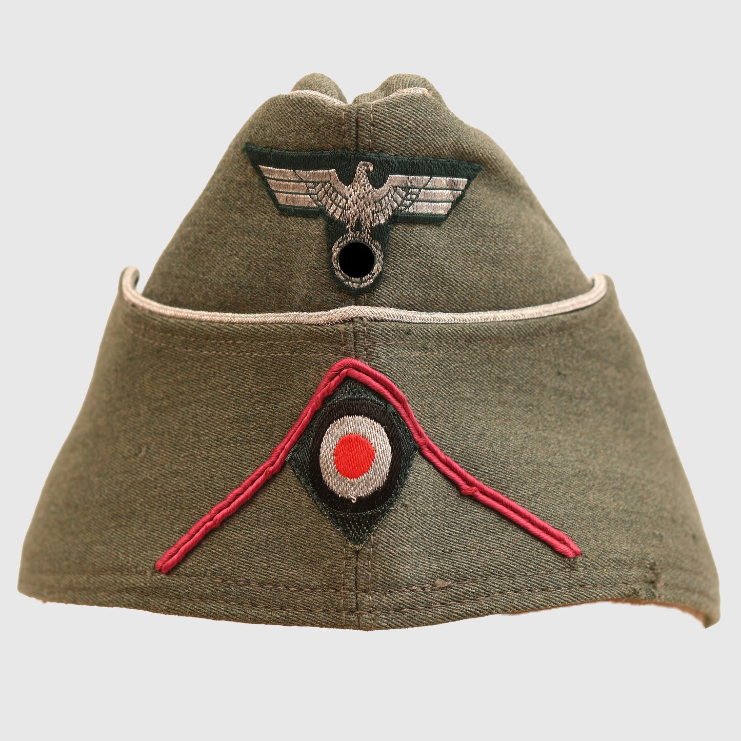 GERMAN WWII ARMY VETERINARY OR GENERAL STAFF OFFICERS OVERSEAS CAP