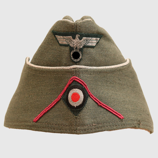 GERMAN WWII ARMY VETERINARY OR GENERAL STAFF OFFICERS OVERSEAS CAP