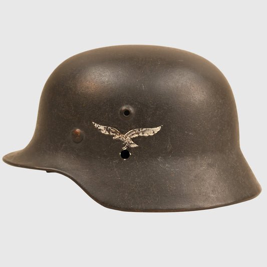 German WWII Luftwaffe M40 Single Decal Combat Helmet