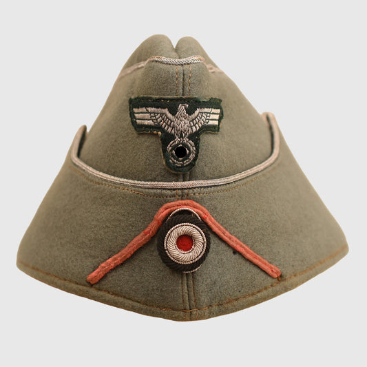 German WWII Army Panzer Officer’s Overseas Cap