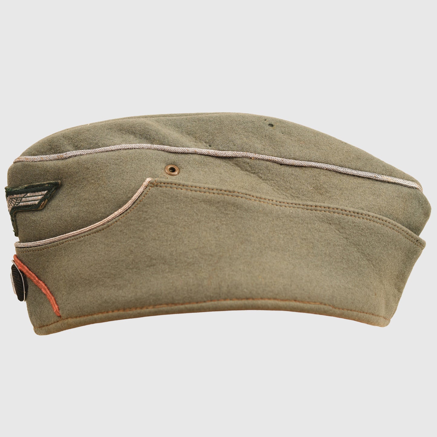 German WWII Army Panzer Officer’s Overseas Cap