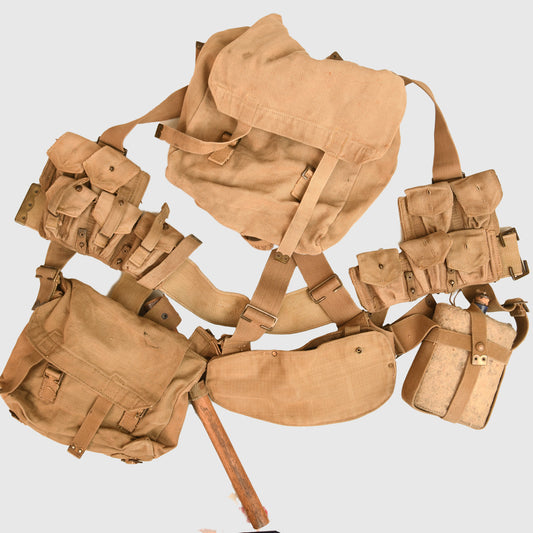 British WWI Pattern 1908 Soldiers Webbing Equipment Set