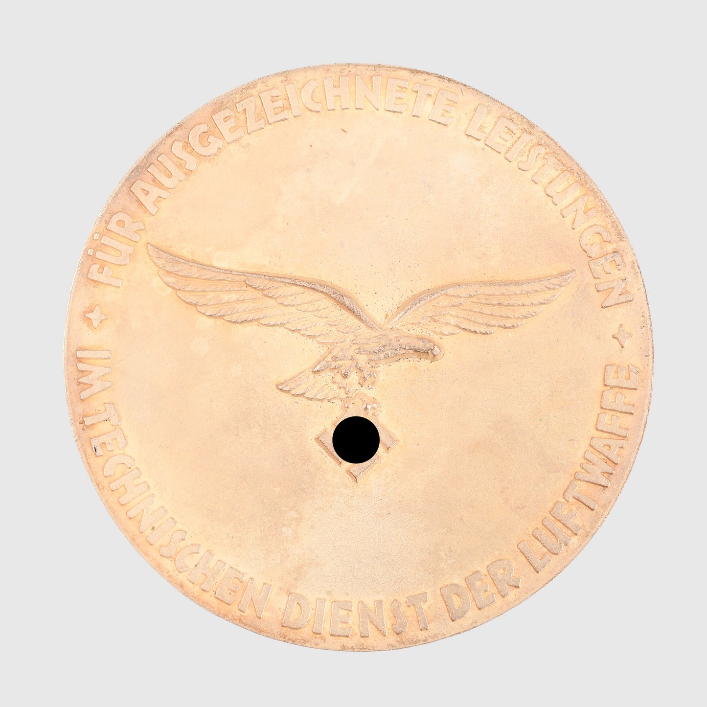 GERMAN WWII HERMANN GOERING LUFTWAFFE ACHIEVEMENT PLAQUETTE