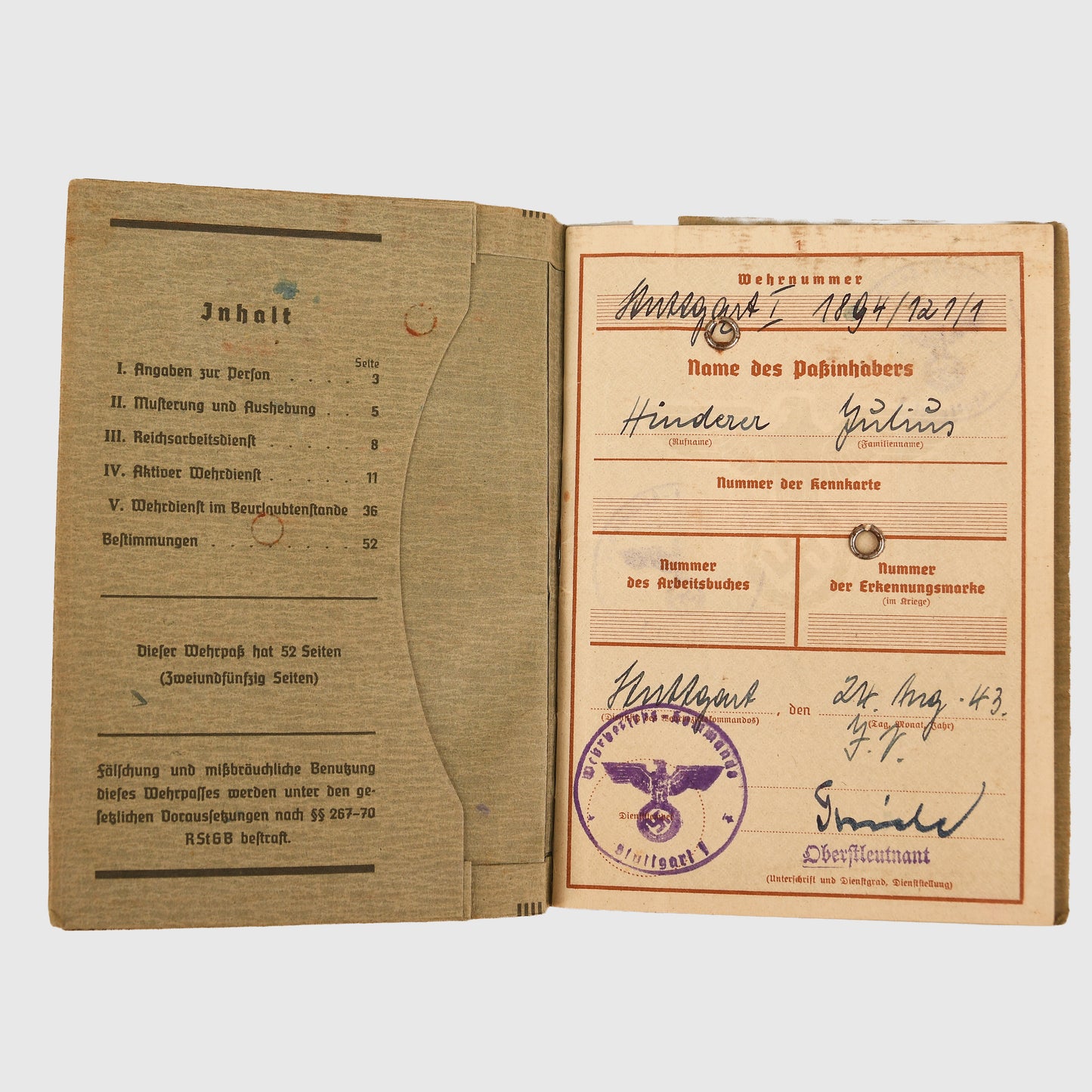 German WWI & WWII Aviation and Balloon Album