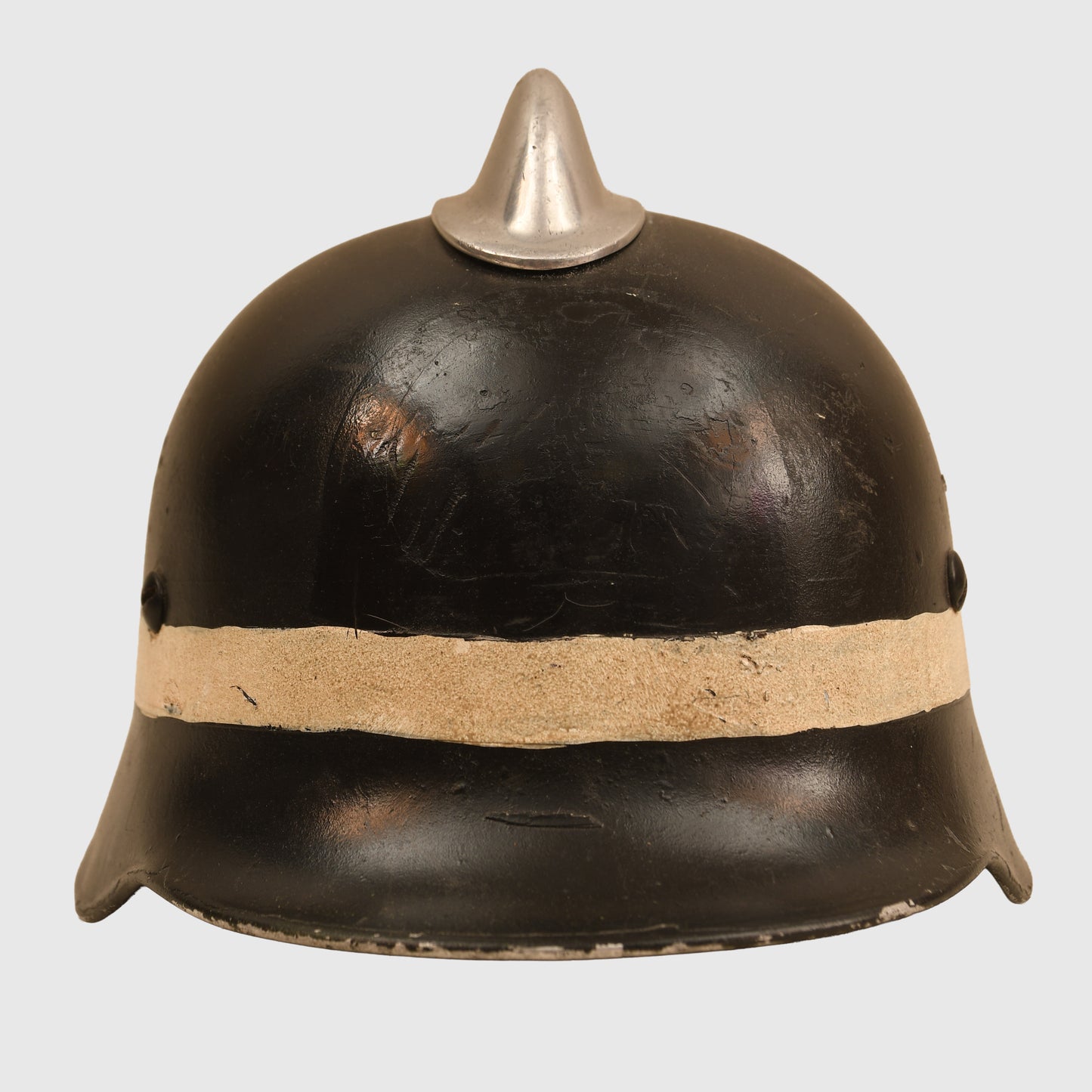 German WWII Fire Helmet with Comb