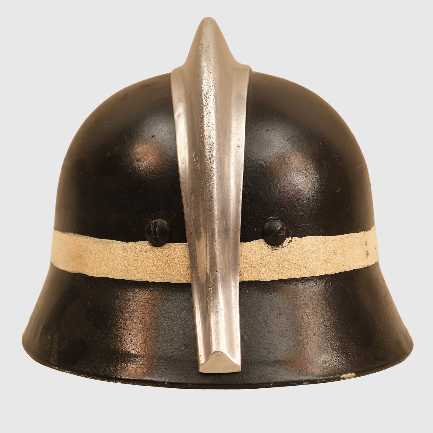 German WWII Fire Helmet with Comb