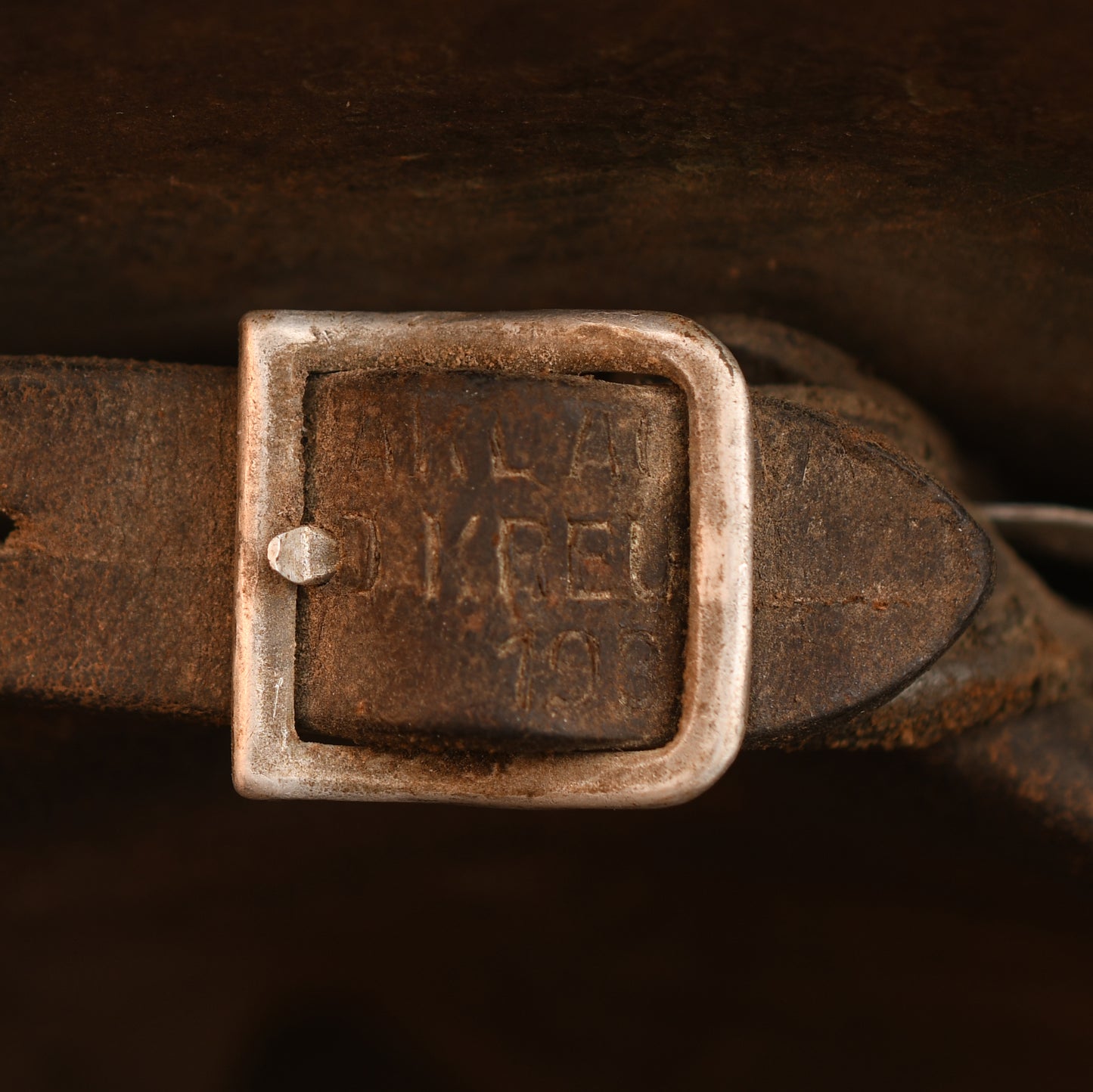 German WWII Battle Damaged M35 Double Decal Combat Helmet