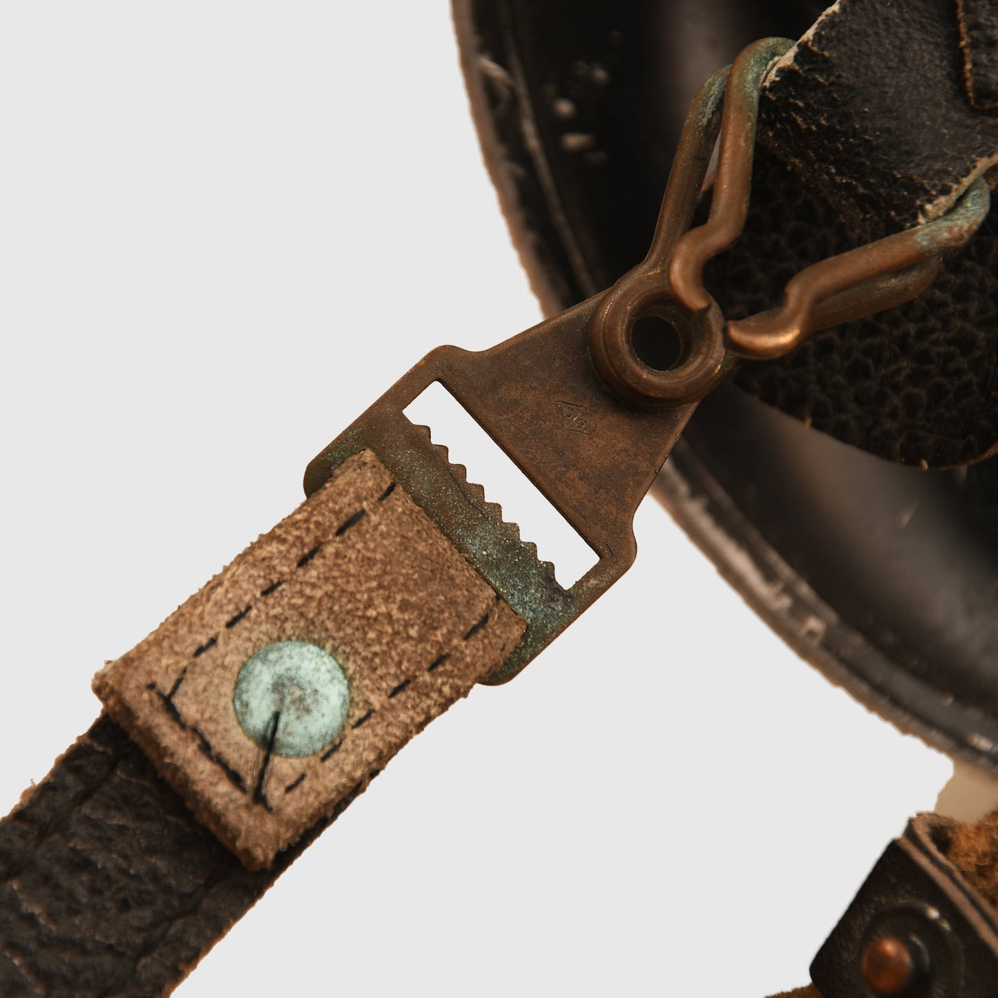 German WWII Fire Helmet with Comb