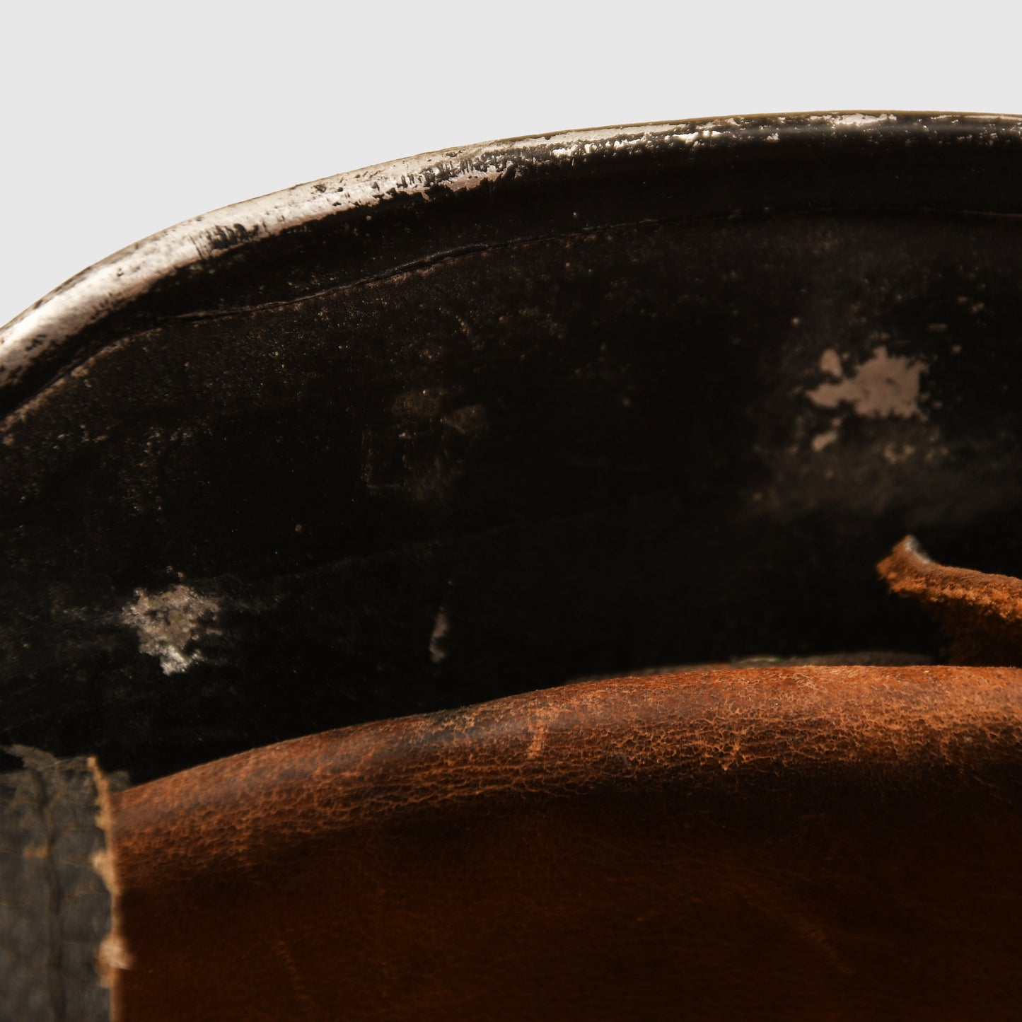 German WWII Fire Helmet with Comb
