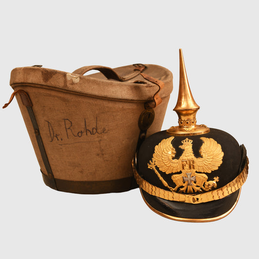 German WWI Prussian Reserve Medical Officer’s Pickelhaube