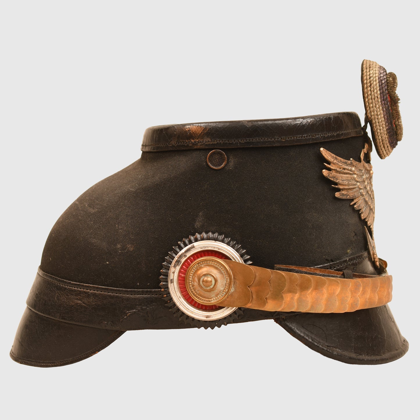 GERMAN WWI SEE BATTALION OFFICERS SHAKO