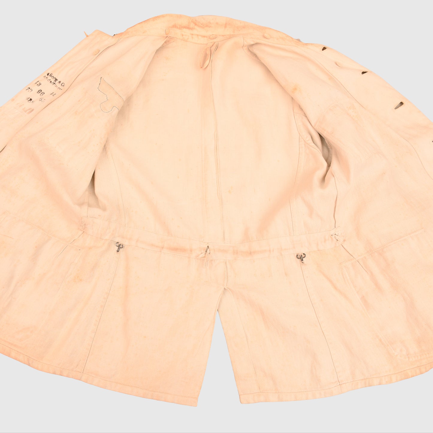 GERMAN WWII ARMY DER SPEISS WHITE SUMMER TUNIC