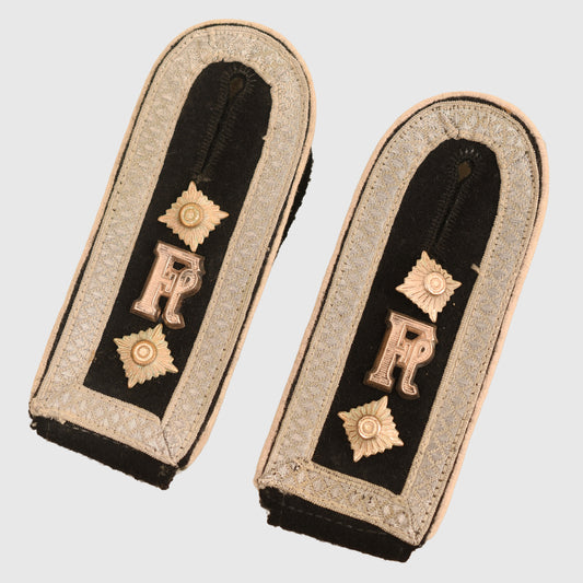German WWII Waffen SS Infantry Flak Shoulder Boards