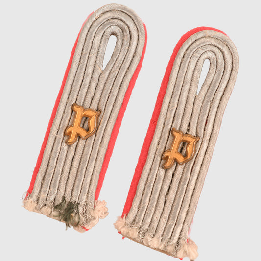 German WWII Army Panzer Leutnant’s Shoulder Boards
