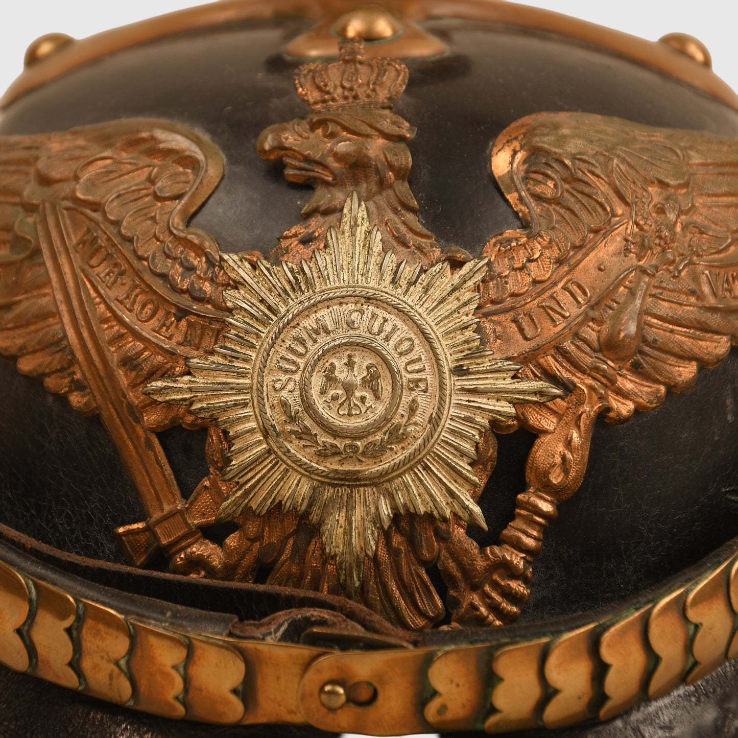 German WWI Prussian Land Gendarmerie Pickelhaube