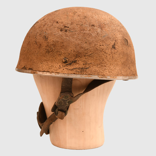 BRITISH WWII TUNISIAN USED BRITISH PARATROOPER HELMET