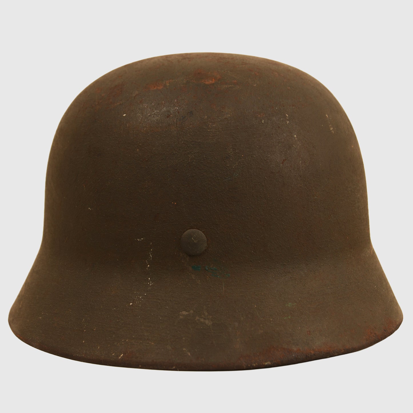 German WWII Army M.40 Single Decal Combat Helmet, Large Size