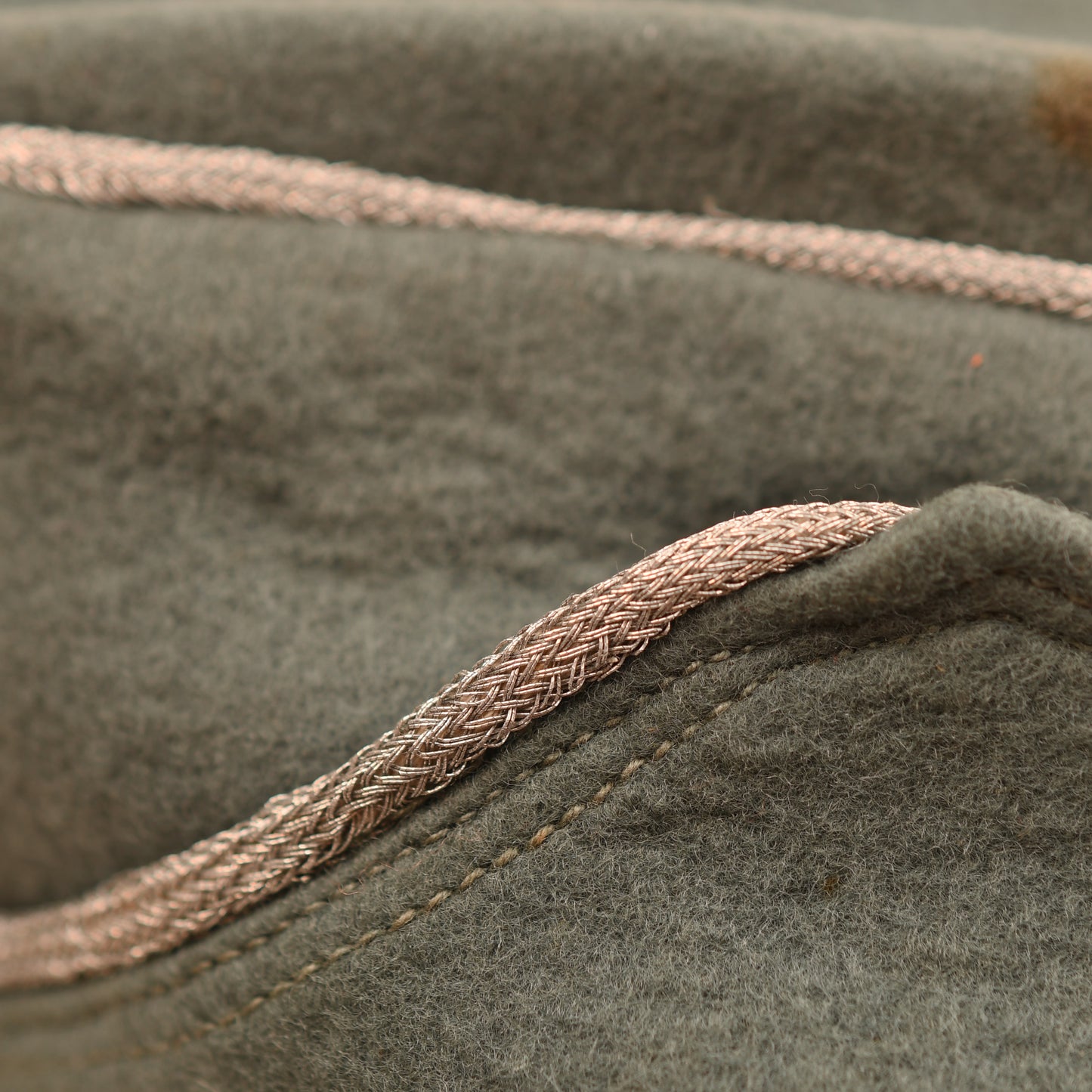 German WWII Army Artillery Officers Overseas Cap