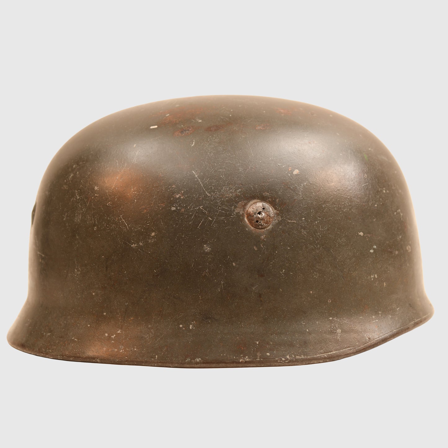 GERMAN WWII SINGLE DECAL LUFTWAFFE PARATROOPER HELMET