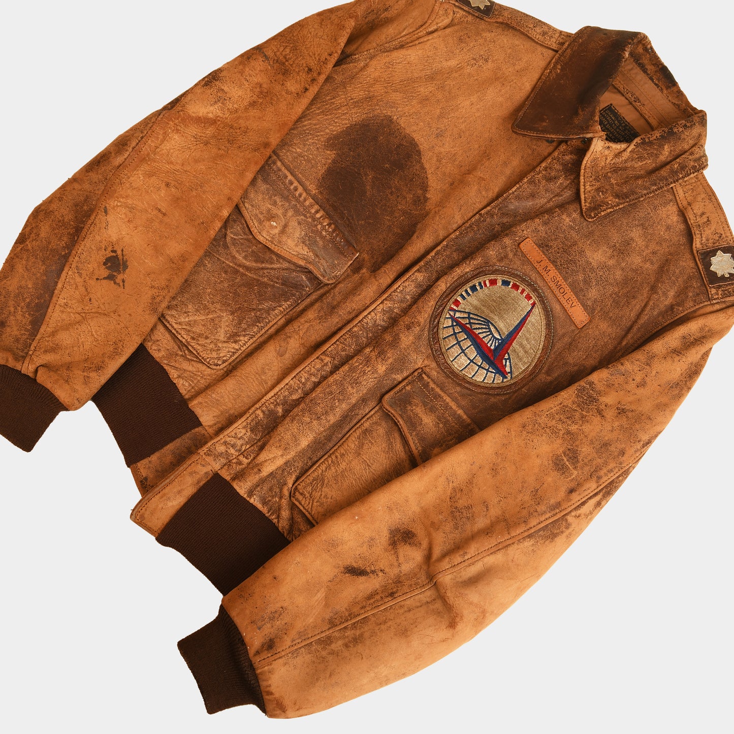WWII U.S. Army Air Force A2 Leather Flying Jacket