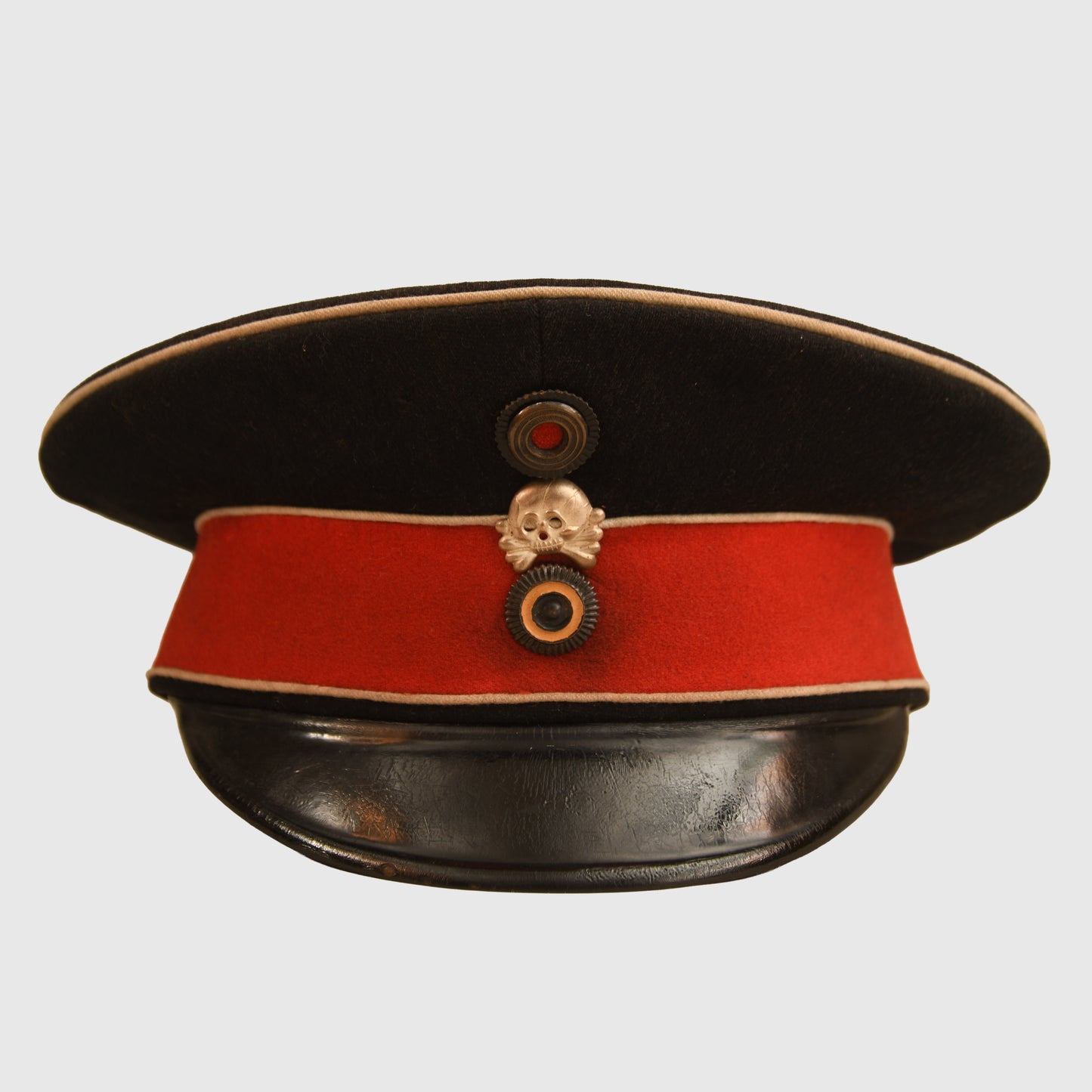German WWI Leib Hussar Regiment No.1 NCO Visor Cap