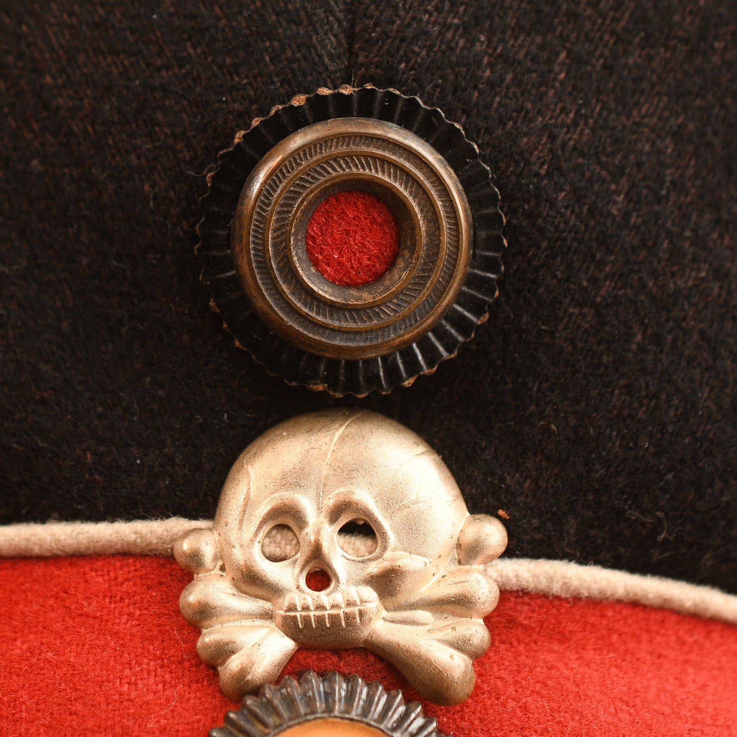 German WWI Leib Hussar Regiment No.1 NCO Visor Cap