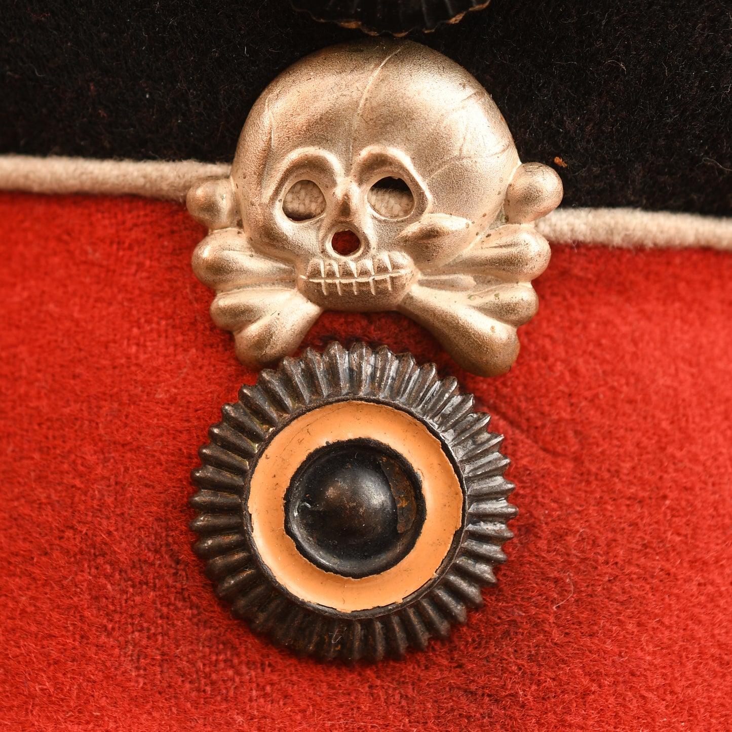 German WWI Leib Hussar Regiment No.1 NCO Visor Cap