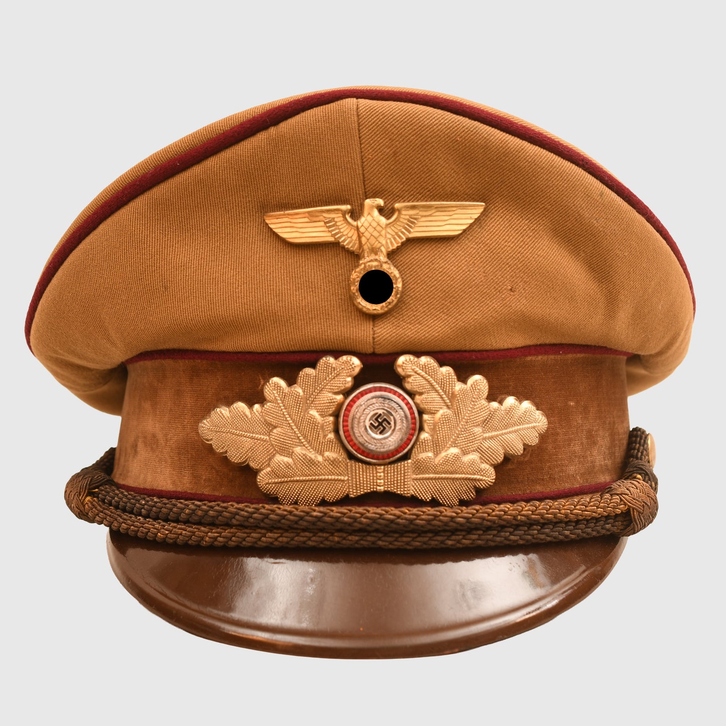 GERMAN WWII NSDAP GAU LEVEWL POLITICAL LEADERS VISOR CAP