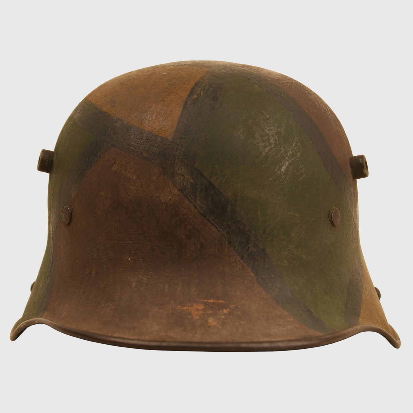 German WWI Camouflage Trench Helmet