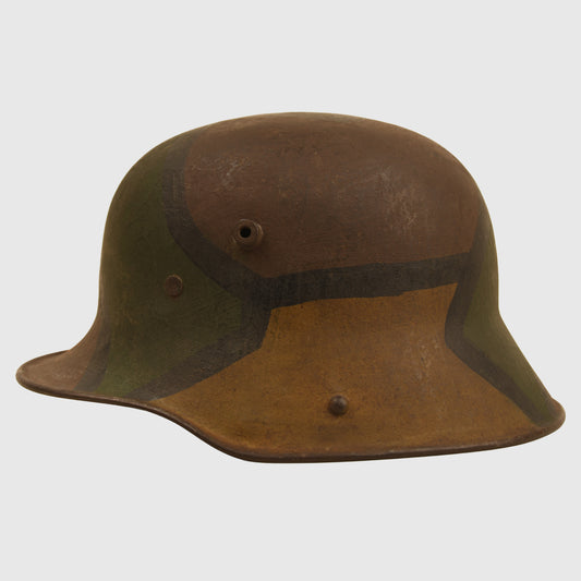 German WWI Camouflage Trench Helmet