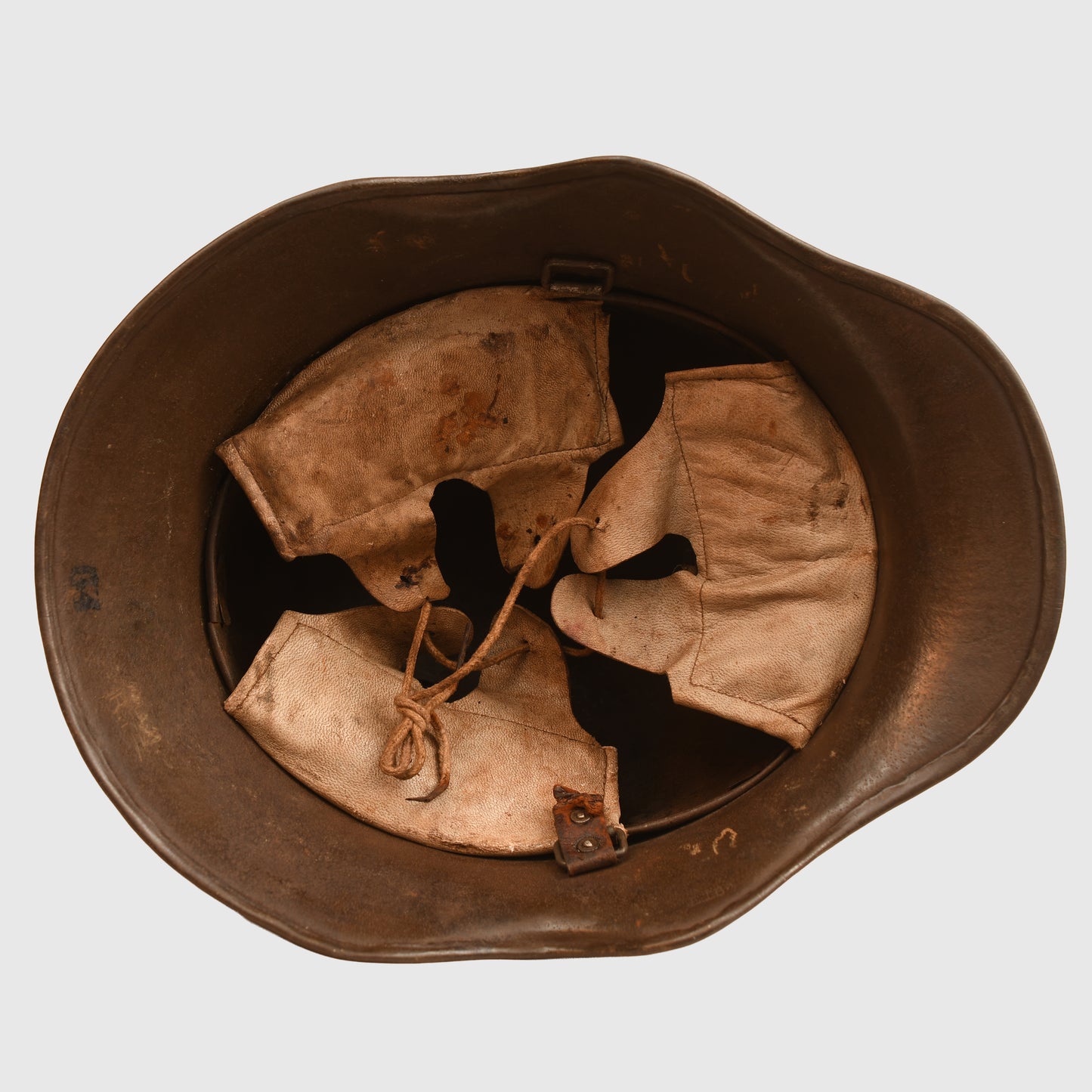 GERMAN WWI M.18 EAR CUT OUT HELMET