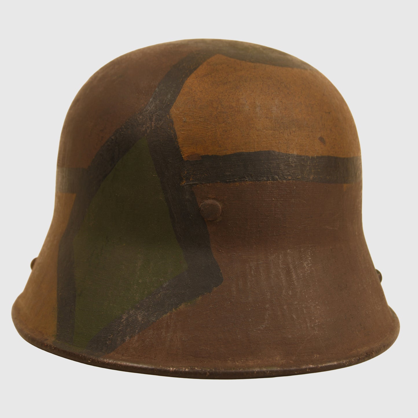 German WWI Camouflage Trench Helmet