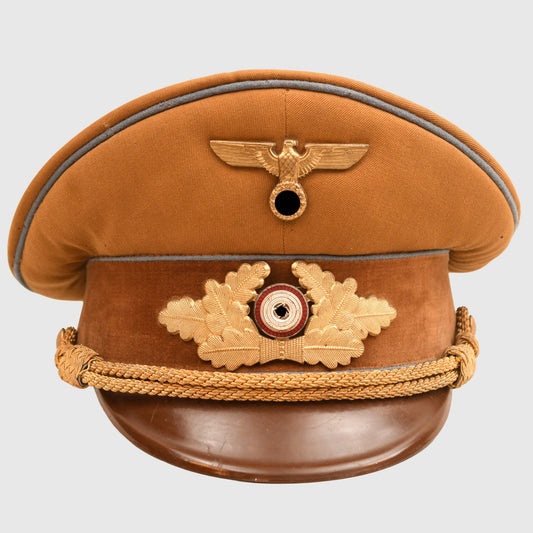 GERMAN WWII NSDAP ORTS GROUP LEVEL OFFICIALS VISOR CAP