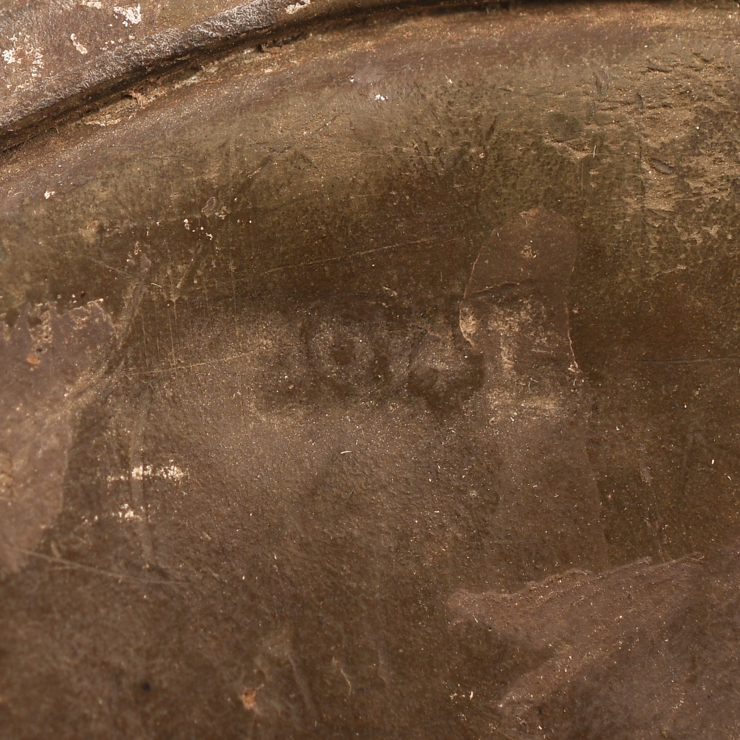 German WWI Camouflage Trench Helmet
