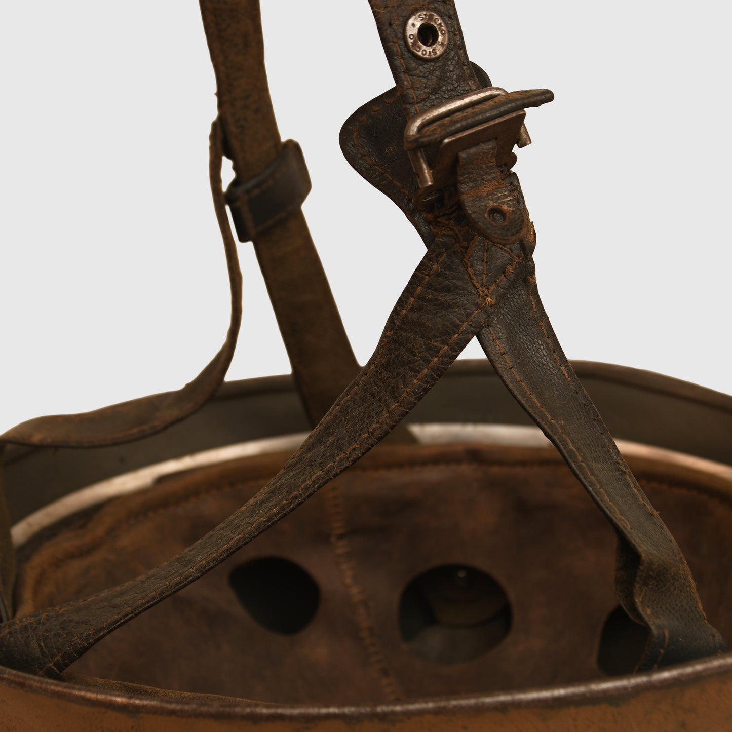 German WWII Luftwaffe Paratrooper Helmet