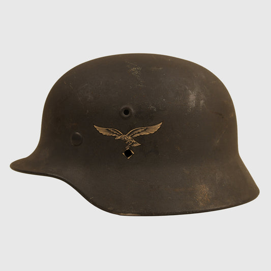 German WWII Luftwaffe M40 Single Decal Combat Helmet
