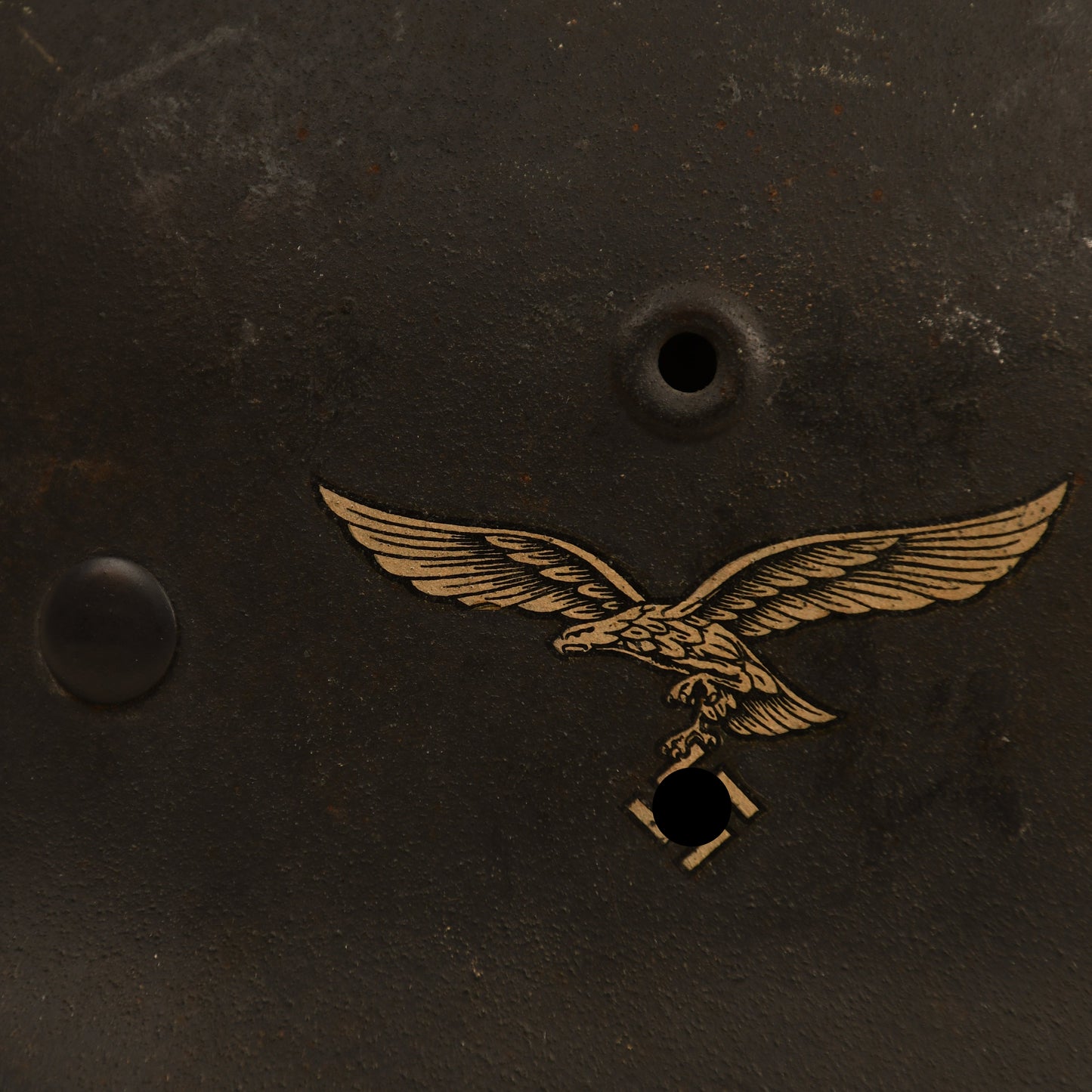 German WWII Luftwaffe M40 Single Decal Combat Helmet
