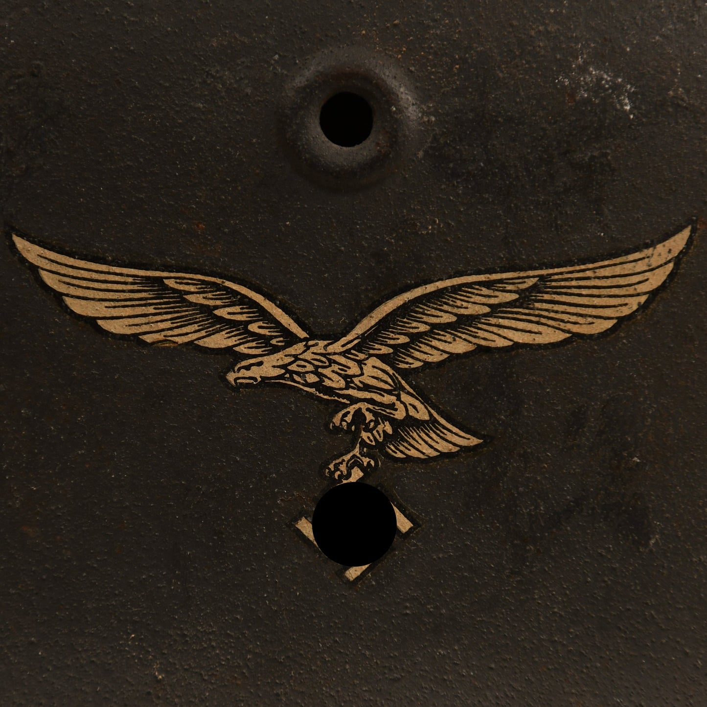 German WWII Luftwaffe M40 Single Decal Combat Helmet