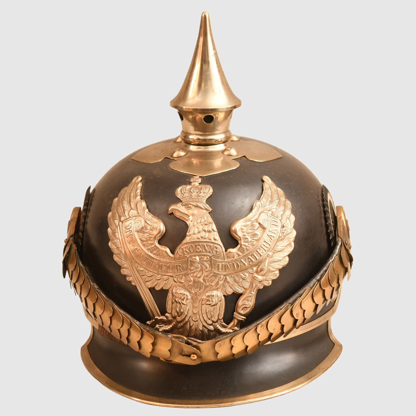 German WWI Jäger zu Pferde Regiment 1-7 Enlisted Ranks Helmet